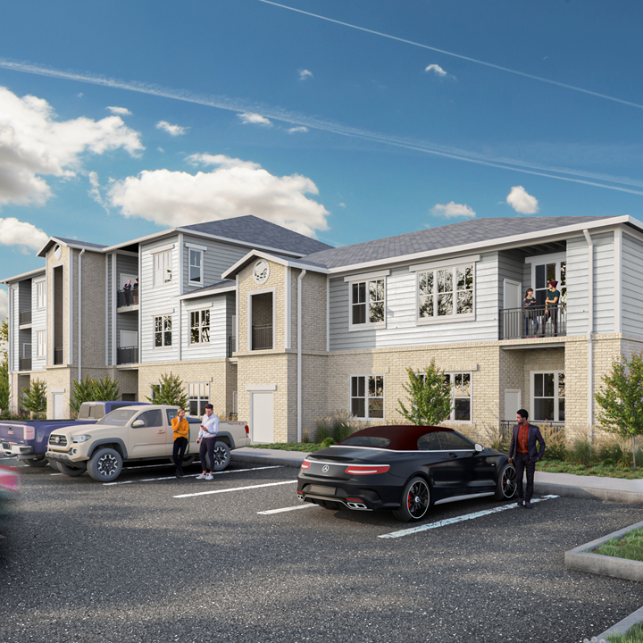 Rendering: Shepherd Springs apartments in south Louisville